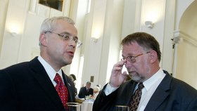 Vladimír Špidla a Jaroslav Bašta roce 2003.