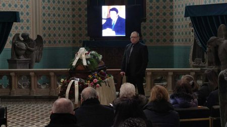Pohřeb podnikatele Stehlíka na Vinohradech (14.2.2023)