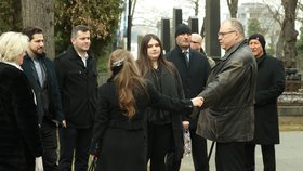Pohřeb podnikatele Vladimíra Stehlíka, někdejšího šéfa Poldi Kladno. (14.2.2023)
