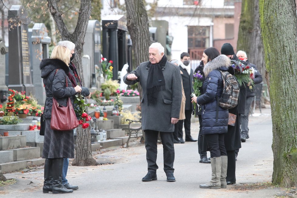 Pohřeb Vladimíra Suchánka: Václav Klaus