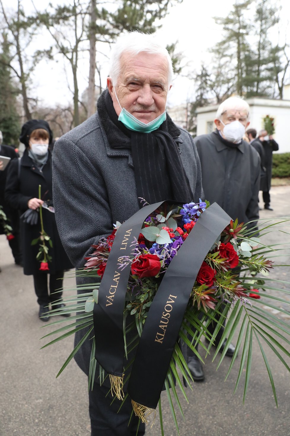 Pohřeb Vladimíra Suchánka: Václav Klaus