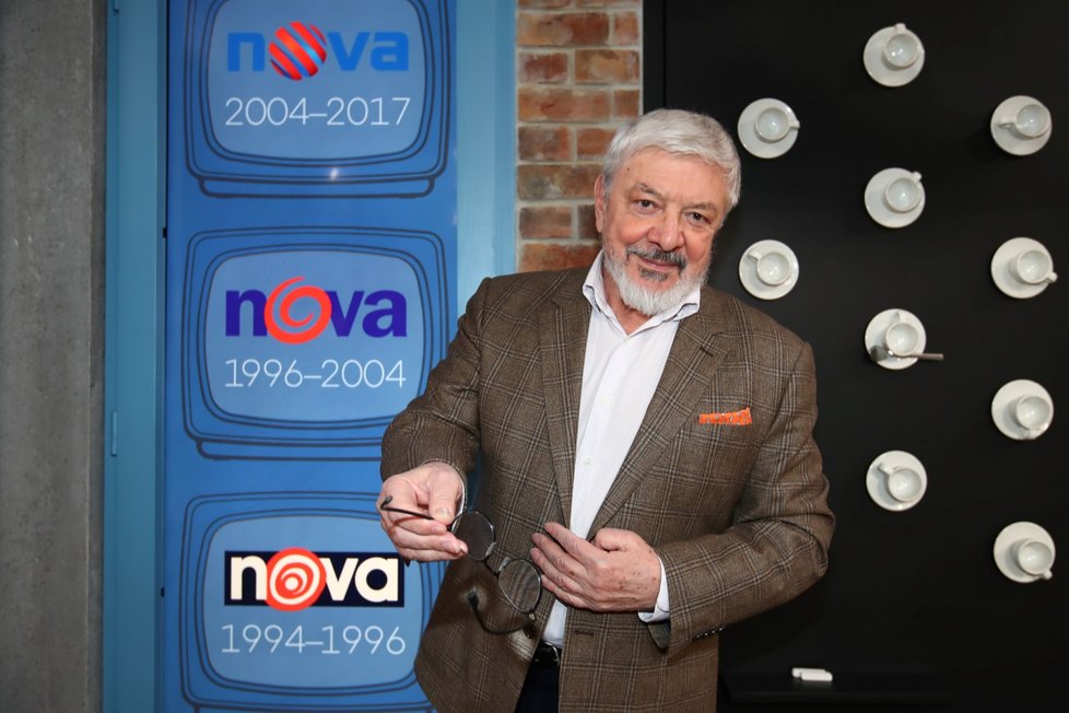 Televize Nova oslavila 30. narozeniny: Vladimír Železný.