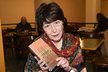 Marta Davouze v únoru 2018 na besedě v pražské Městské knihovně křtila svoji knihu s názvem Celej Franz