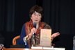 Marta Davouze v únoru 2018 na besedě v pražské Městské knihovně křtila svoji knihu s názvem Celej Franz