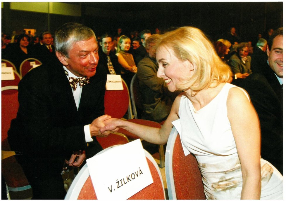 Vladimír Železný a Veronika Žilková