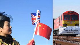 Do Británie dorazil první nákladní vlak z Číny.