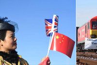 Z Číny do Británie za 18 dní: Nový nákladní vlak dorazil do Londýna