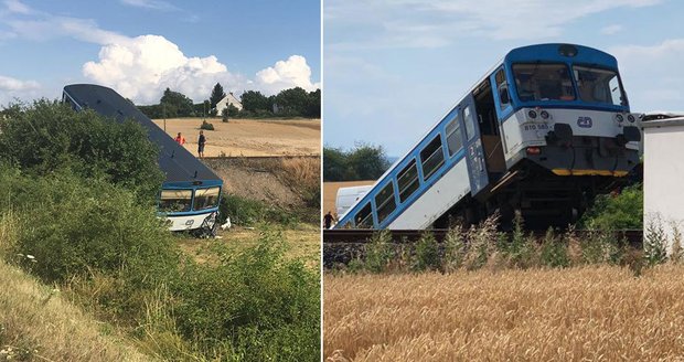Vlak smetl dodávku a vyletěl do vzduchu: Srážka dopadla fatálně! Dítě skončilo se zraněními