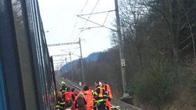 Muž vypadl z vlaku u Lanškrouna a zřejmě přišel o nohy