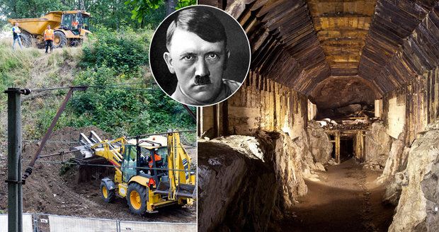 Vlak s nacistickým zlatem neexistuje: Místo tunelu jen kamení a hlína