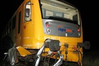 V Berouně se srazily vlaky: Dva lidé zraněni