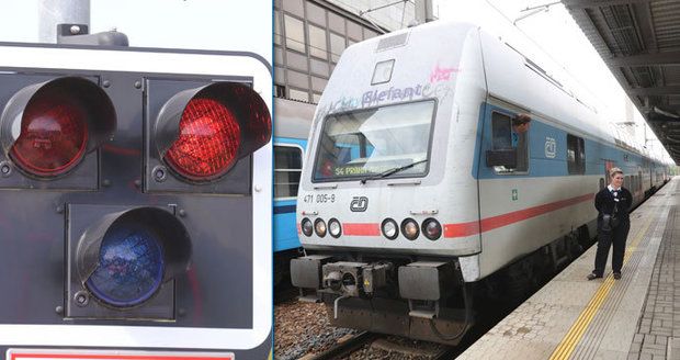 Dvě tragédie na kolejích: Vlak zabil muže na Moravě, dalšího člověka u Příbrami