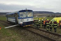 Hororová srážka vlaků na Chrudimsku: Na místě je několik zraněných