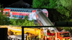 Nehoda vlaku v Bavorsku - Garmisch-Partenkirchen (4.6.2022)