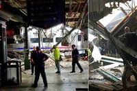 „Lidé padali jako kuželky.“ V New Jersey vletěl vlak na nástupiště