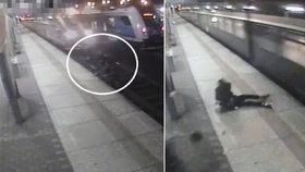 Dva kluky srazil vlak přímo na nádraží, když přebíhali koleje!