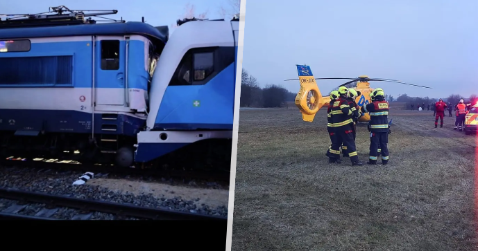 Srážka vlaků na Českobudějovicku