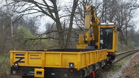 Drážní stroj v Telči ujel samovolně 11 kilometrů.