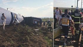 V Turecku vykolejil vlak, jsou mrtví a zranění