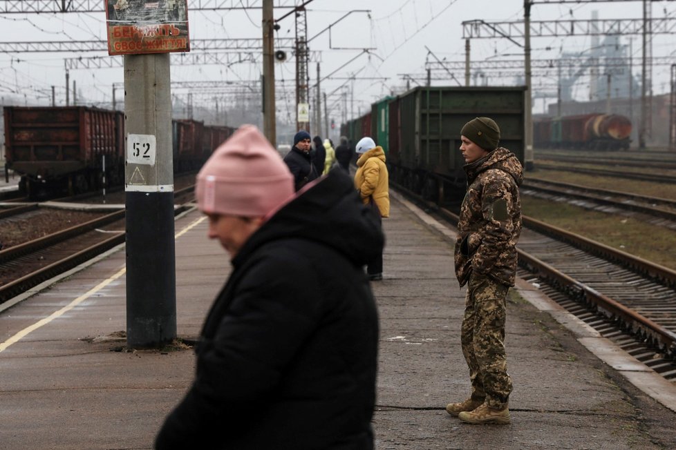 Vlakové spojení do Kramatorsku v Doněcké oblasti je stále v provozu (10.12.2022)