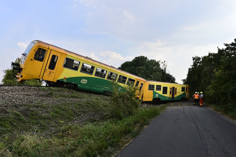 U Všetat se v minulosti také srazil vlak s traktorem.