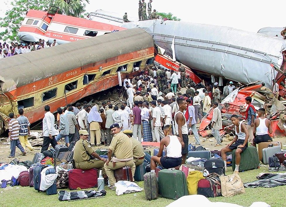 Železniční nehoda v Indii, 2002
