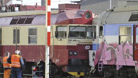 Vlaková nehoda v Brně