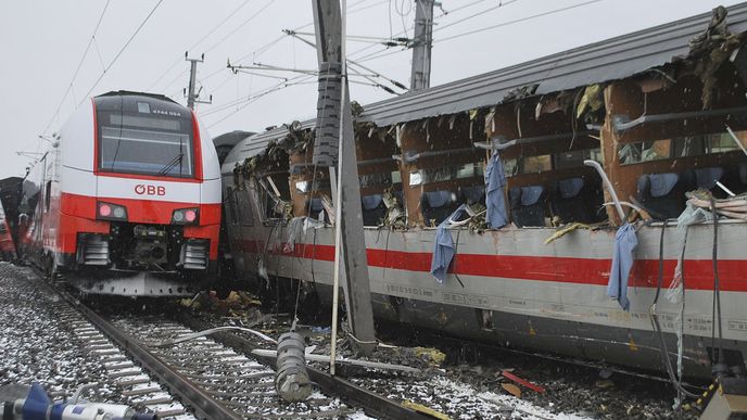 Vlakové neštěstí v Rakousku
