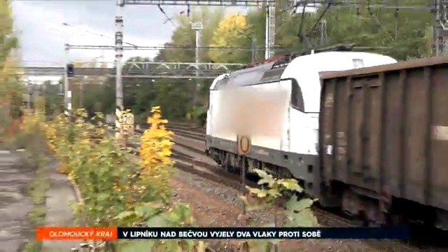 V Lipníku nad Bečvou vyjely dva vlaky proti sobě.