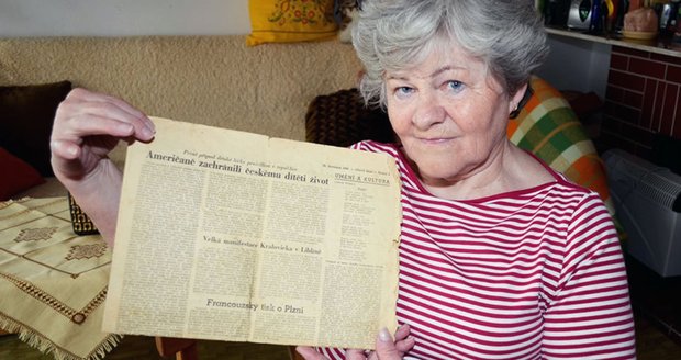Paní Vlastě v roce 1945 penicilin od Američanů zachránil život… jako první v Československu