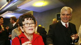 Režisérka Vlasta Janečková s manželem Petrem Štěpánkem