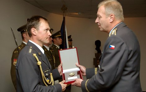 Martina Lebedu ocenil náčelník generálního štábu Vlastimil Picek.