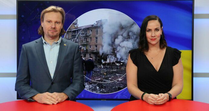Vysíláme: Expert Bříza o ruských útocích, Ukrajině bez proudu i úpadku Putinovy armády