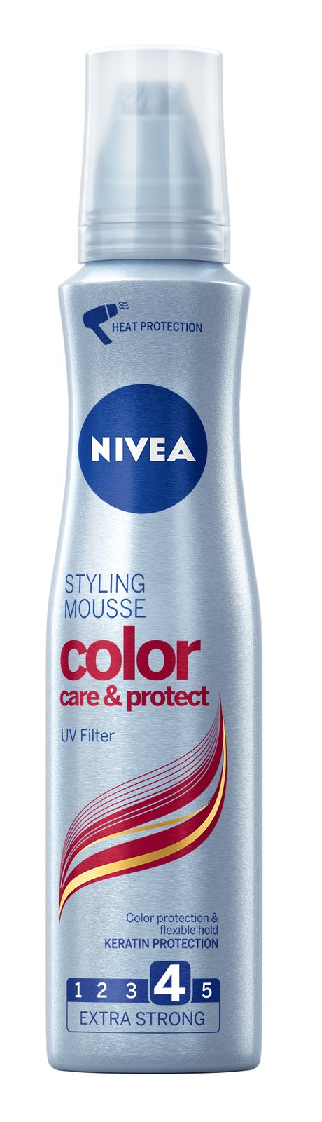 Pěnové tužidlo, Color Care Protect, Nivea, 100 Kč