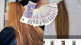 Prodejem dlouhých vlasů je možné vydělat tisíce korun. (Ilustrační foto)