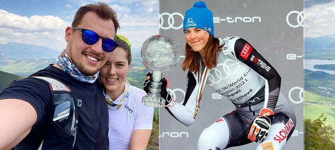 Lyžařská šampionka Petra Vlhová přiznala, že má s přítelem Michalem vztah na dálku.