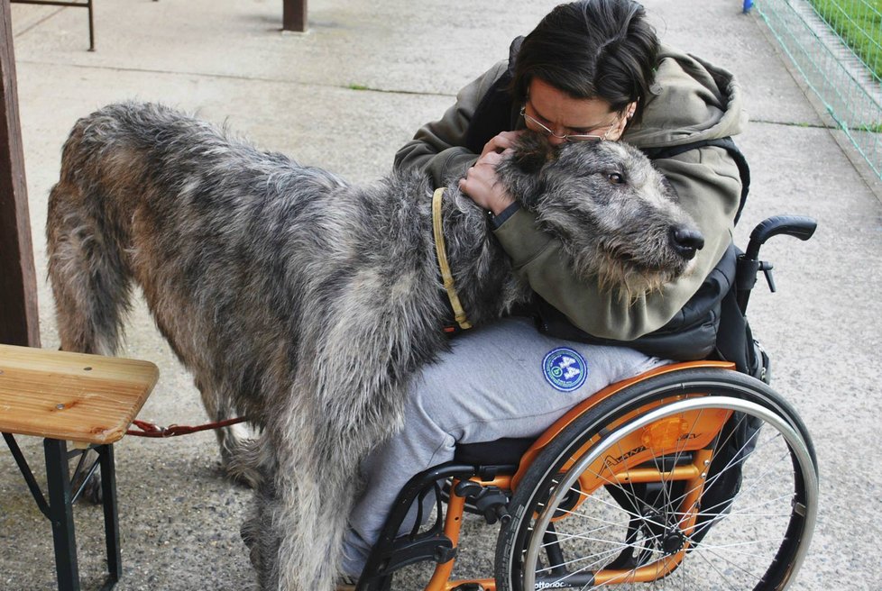 Laďka Pořízková - handicapovaná tenistka, kterou Kateřina podporuje