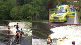 Na řece u Navarova se převrátil raft: Padesátiletá žena zemřela (Ilustrační foto)