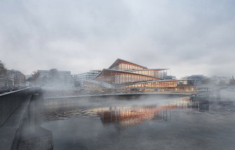 Stavba filharmonie jde do další fáze: Praha zadá vítězi vypracování projektu, posvětili zastupitelé