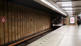Metro Vltavská (ilustrační foto).