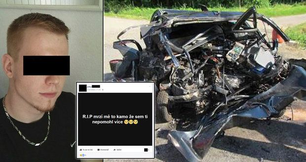 Někdo zemře šťasten a... někdo zas předčasně: Přátelé mladého řidiče od Vnorov truchlili na Facebooku.