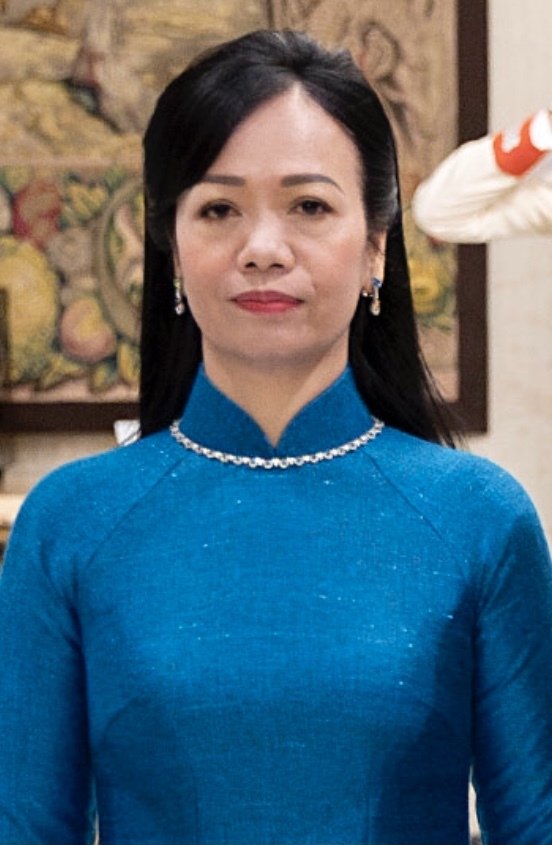 Phan Thị Thanh Tâm, manželka vietnamského prezidenta  Võ Văn Thưởnga (2023).