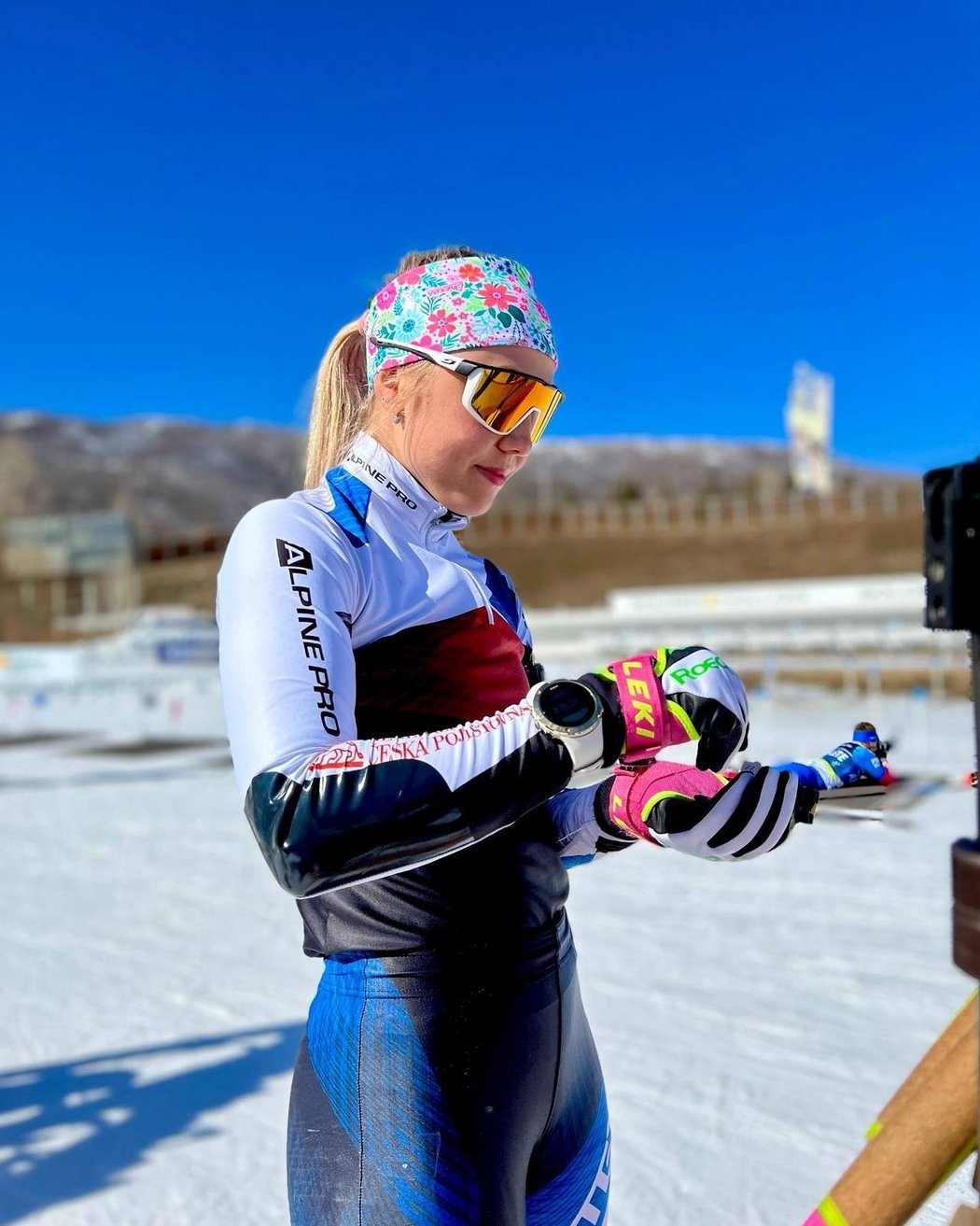 Vycházející hvězda českého biatlonu Tereza Voborníková