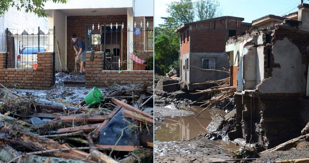 Část Argentiny je pod vodou: Záplavy mají první oběti!