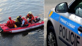 Muž nejprve napadl servírku, před policisty pak skočil do Vltavy a hodinu před nimi prchal po vodě. (ilustrační foto)