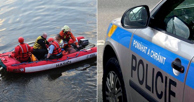 Muž nejprve napadl servírku, před policisty pak skočil do Vltavy a hodinu před nimi prchal po vodě. (ilustrační foto)