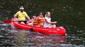 Sázava s Lužnicí jsou na suchu, Vltava se sjet ještě dá. Tropy v Česku vodákům nepřejí