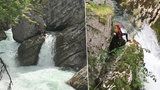 Čeští vodáci vjeli do vodopádu, zachraňovat je musel vrtulník