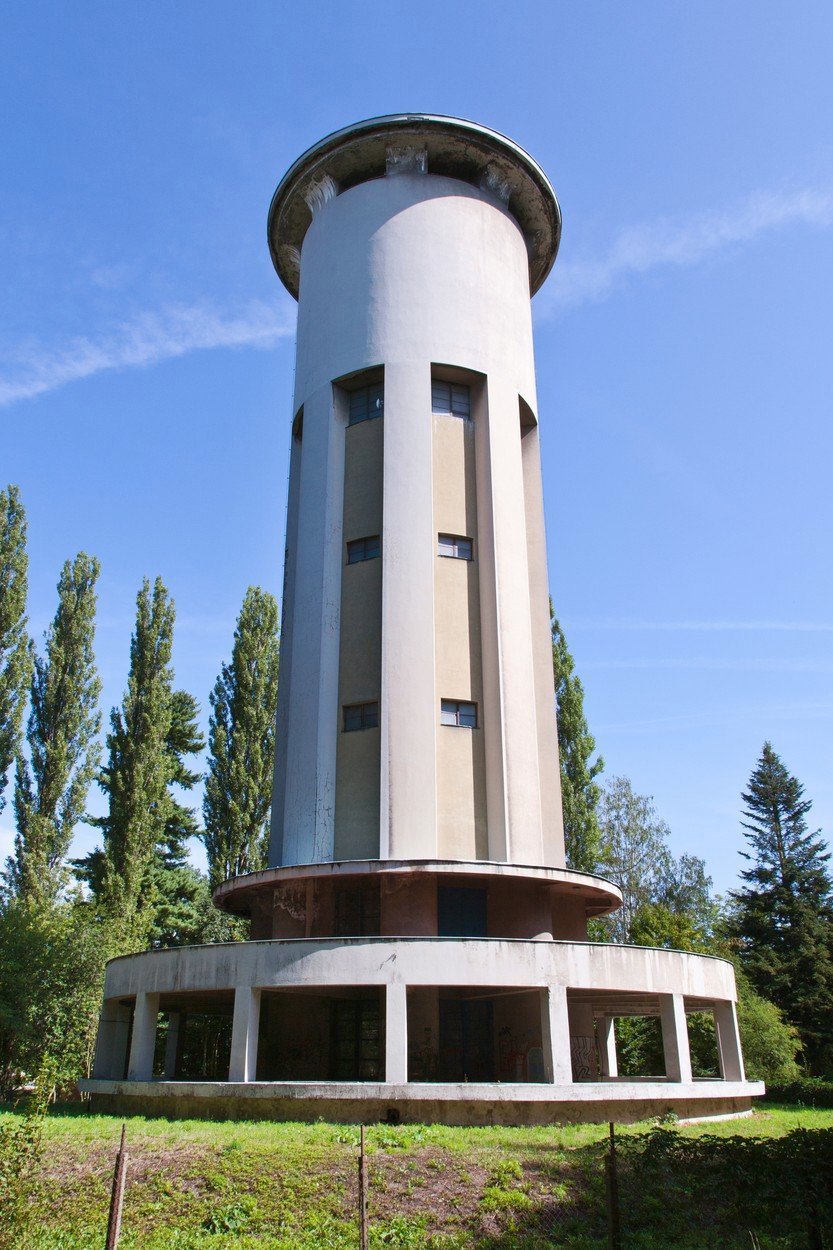 Další zajímavá technická památka v Poděbradech: vodárenská věž.
