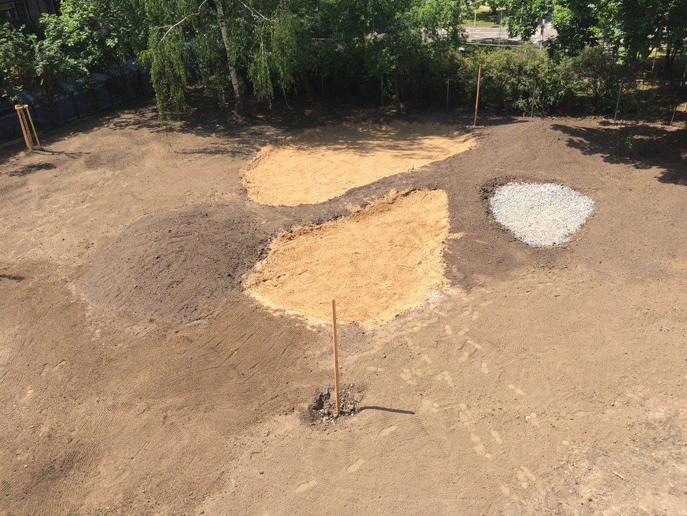 K věži, Domovu dětí a mládeže i ke školce bude přiléhat dětský park.